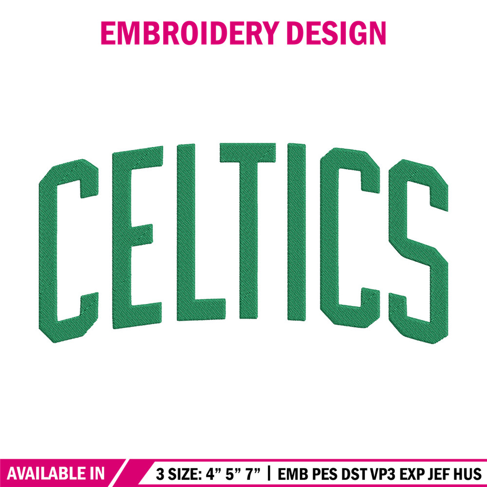 Boston Celtics logo embroidery design, NBA embroidery, Sport embroidery, Logo sport embroidery,Embroidery design.jpg