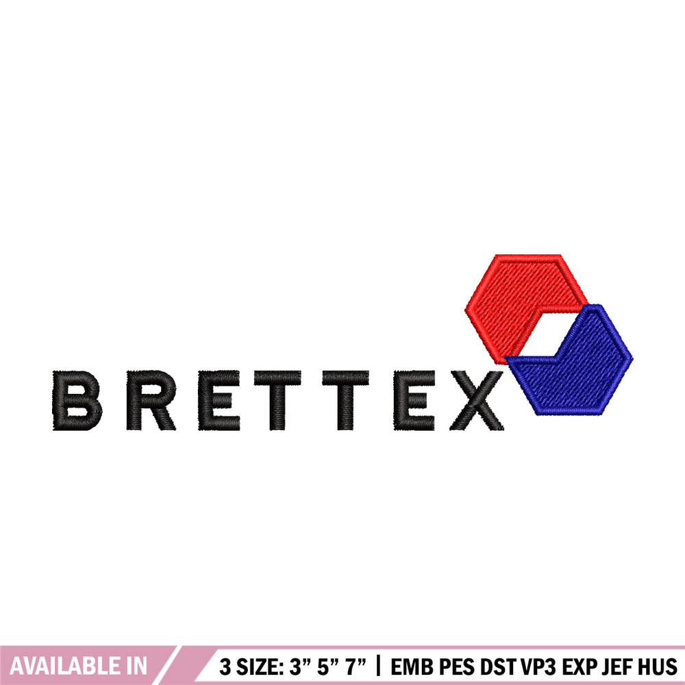 Brettex Logo embroidery design, Brettex Logo embroidery, logo design, Embroidery file, logo shirt, Instant download. 1.jpg