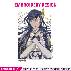 Brunhilde poster Embroidery Design, Ragnarok Embroidery, Embroidery File, Anime Embroidery, Anime shirt,Digital download