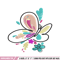 Butterfly Color Art embroidery design, Butterfly embroidery, logo design, embroidery file, logo shirt, Digital download. 1.jpg