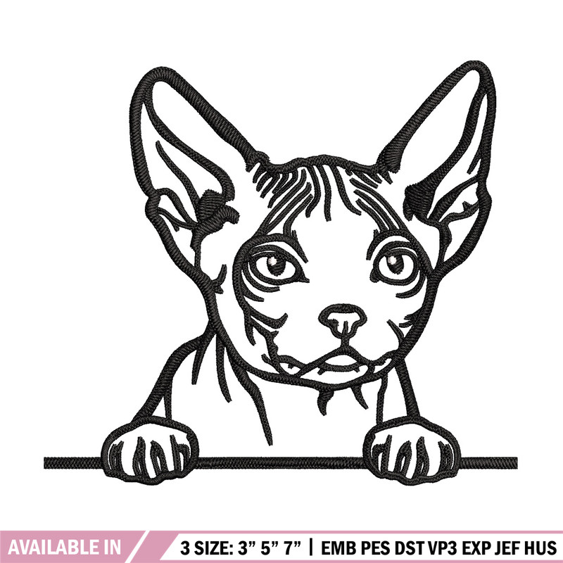 Cat black white embroidery design, Cat embroidery, Embroidery file, Embroidery shirt, Emb design, Digital download 1.jpg