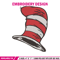 Cat In The Hat Embroidery Design, Dr seuss Embroidery, Embroidery File, Embroidery design, Digital download..jpg