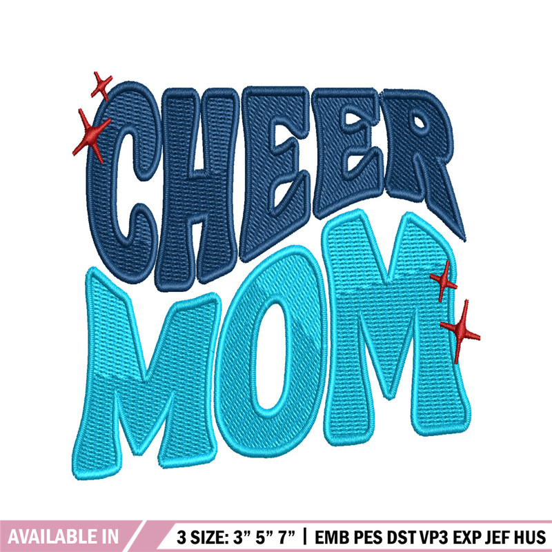 Cheer mom Logo embroidery design, Cheer mom Logo embroidery, embroidery file, logo design, logo shirt, Digital download.jpg