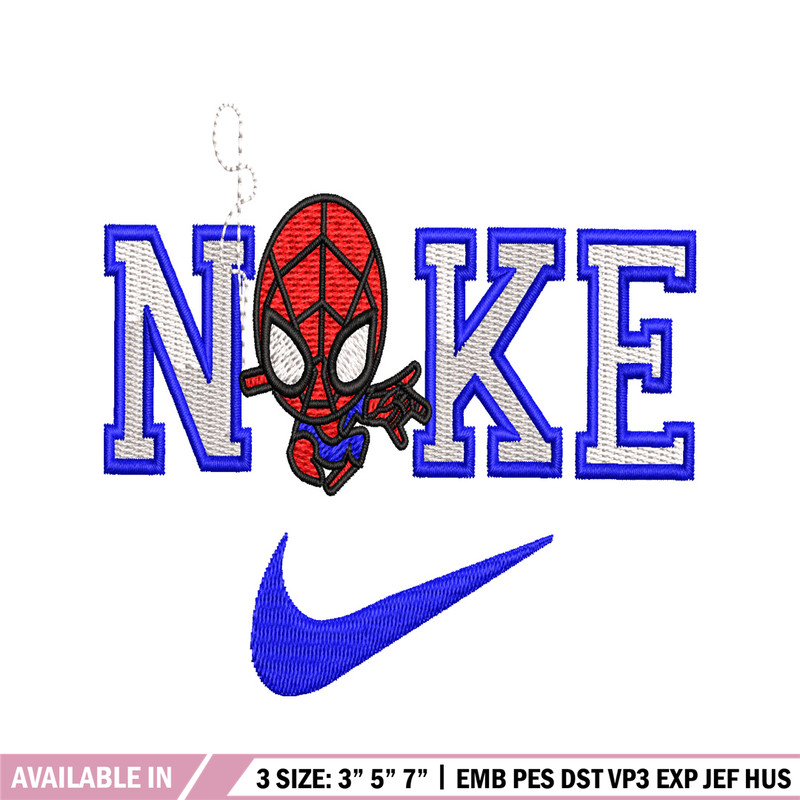 Chibi Spiderman embroidery design, Chibi Spiderman embroidery, logo design, embroidery file, Digital download..jpg