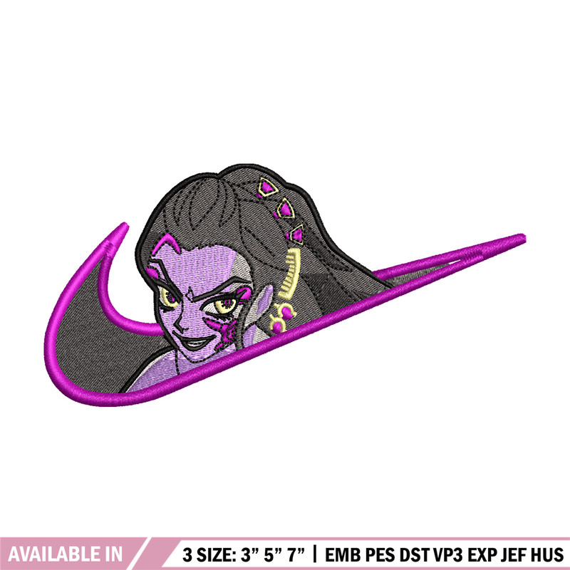 Daki nike embroidery design, Kimetsu no Yaiba embroidery, nike design, anime design, anime shirt, Digital download 1.jpg