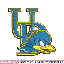 delaware blue hens embroidery design, delaware blue hens lions embroidery, sport embroidery, ncaa embroidery