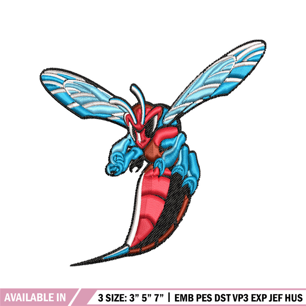 Delaware State Hornets embroidery design, Delaware State Hornets embroidery, logo Sport embroidery, NCAA embroidery. 1.jpg