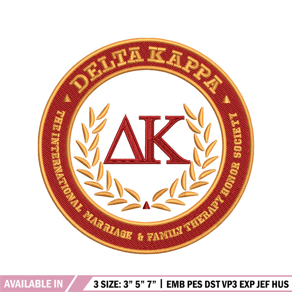 Delta Kappa embroidery design, Delta Kappa Logo embroidery, logo design, embroidery file, logo shirt, Digital download.jpg