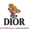 Dior Cartoon Logo embroidery design, Logo embroidery, embroidery file, animal design, logo shirt, Digital download. 1.jpg