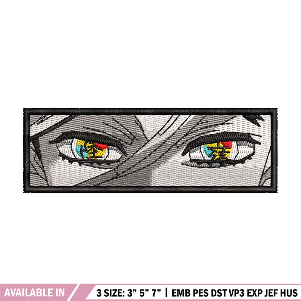 Douma eyes embroidery design, Douma embroidery, Anime design, Embroidery shirt, Embroidery file, Digital download.jpg