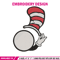 Dr seuss hat Embroidery Design, Dr seuss hat Embroidery, Embroidery File, logo shirt, Embroidery logo, Digital download..jpg