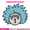 Drunk 1 Embroidery Design, Dr Seuss Embroidery, Embroidery File, logo shirt, Embroidery design, Digital download..jpg