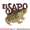 El sapo embroidery design, Logo embroidery, Embroidery file,Embroidery shirt, Emb design, Digital download.jpg