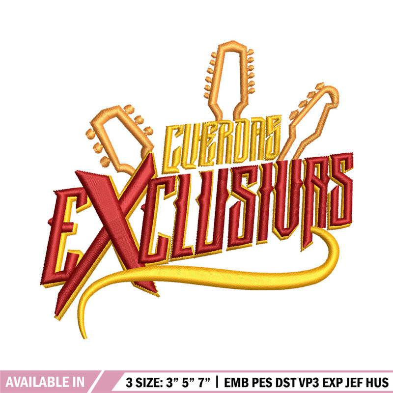 Exclushes embroidery design, Logo embroidery, Embroidery file, Embroidery shirt, Emb design, Digital download.jpg