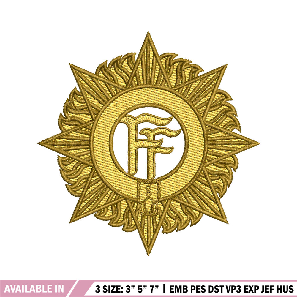 Ff logo embroidery design, Logo embroidery, Embroidery file, Embroidery shirt, Emb design, Digital download.jpg