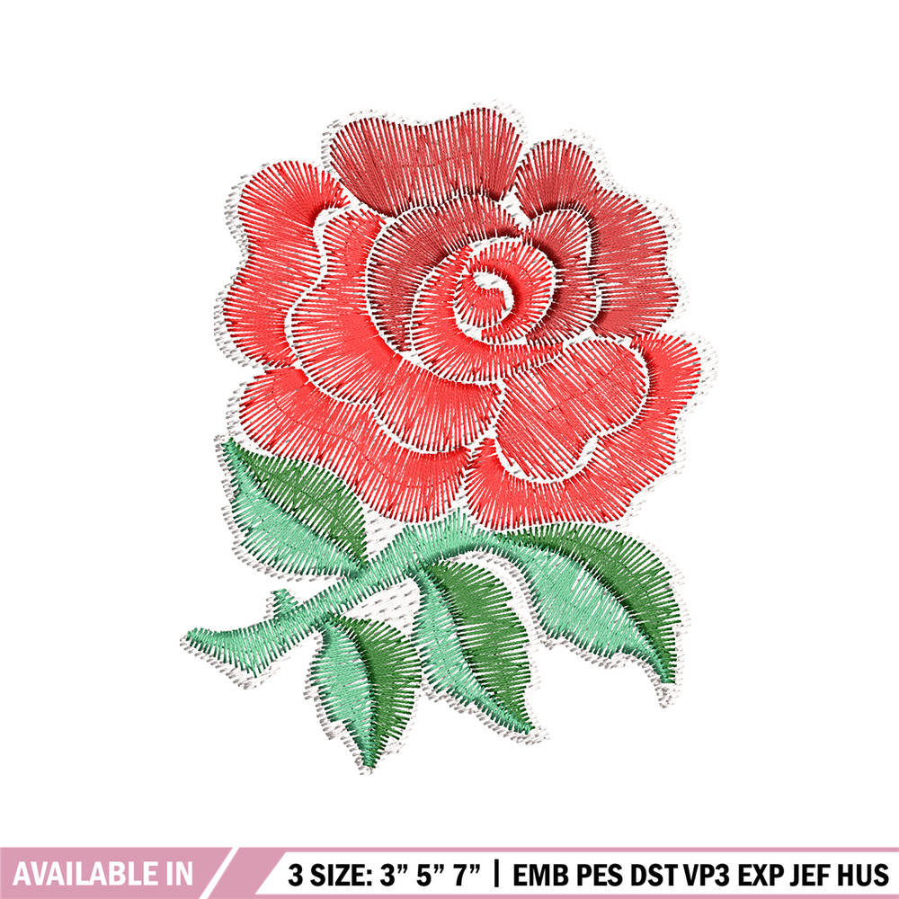 Flower Rose embroidery design, Flower Rose logo embroidery, logo design, Embroidery shirt, logo shirt, Instant download.jpg