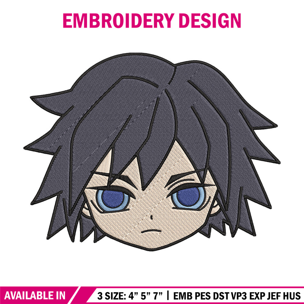 Giyuu chibi Embroidery Design,Demon slayer Embroidery,Embroidery File,Anime Embroidery,Anime shirt, Digital download.jpg