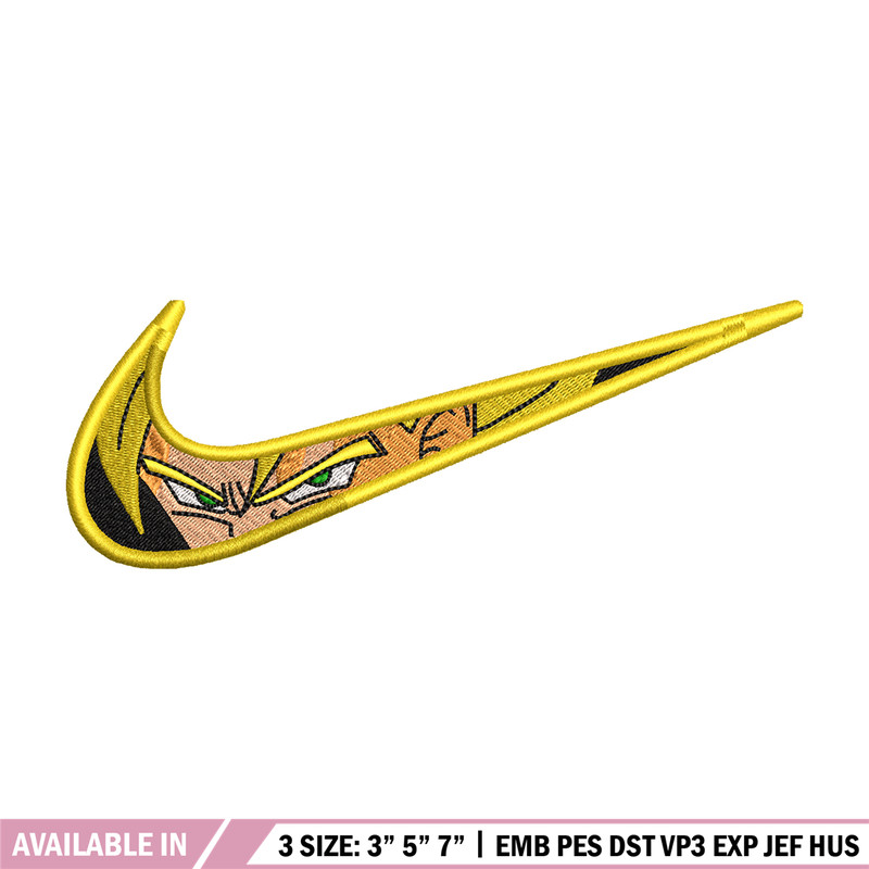 Goku ss eyes Nike embroidery design, Dragon Ball embroidery, nike design, anime design, anime shirt, Digital download.jpg