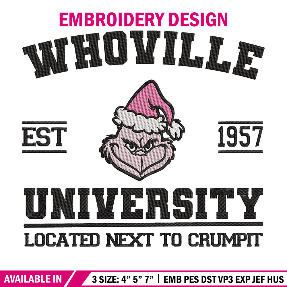 Grinch est 1957 Embroidery Design, Grinch Embroidery, Embroidery File, Chrismas Embroidery, Anime shirt,Digital download.jpg