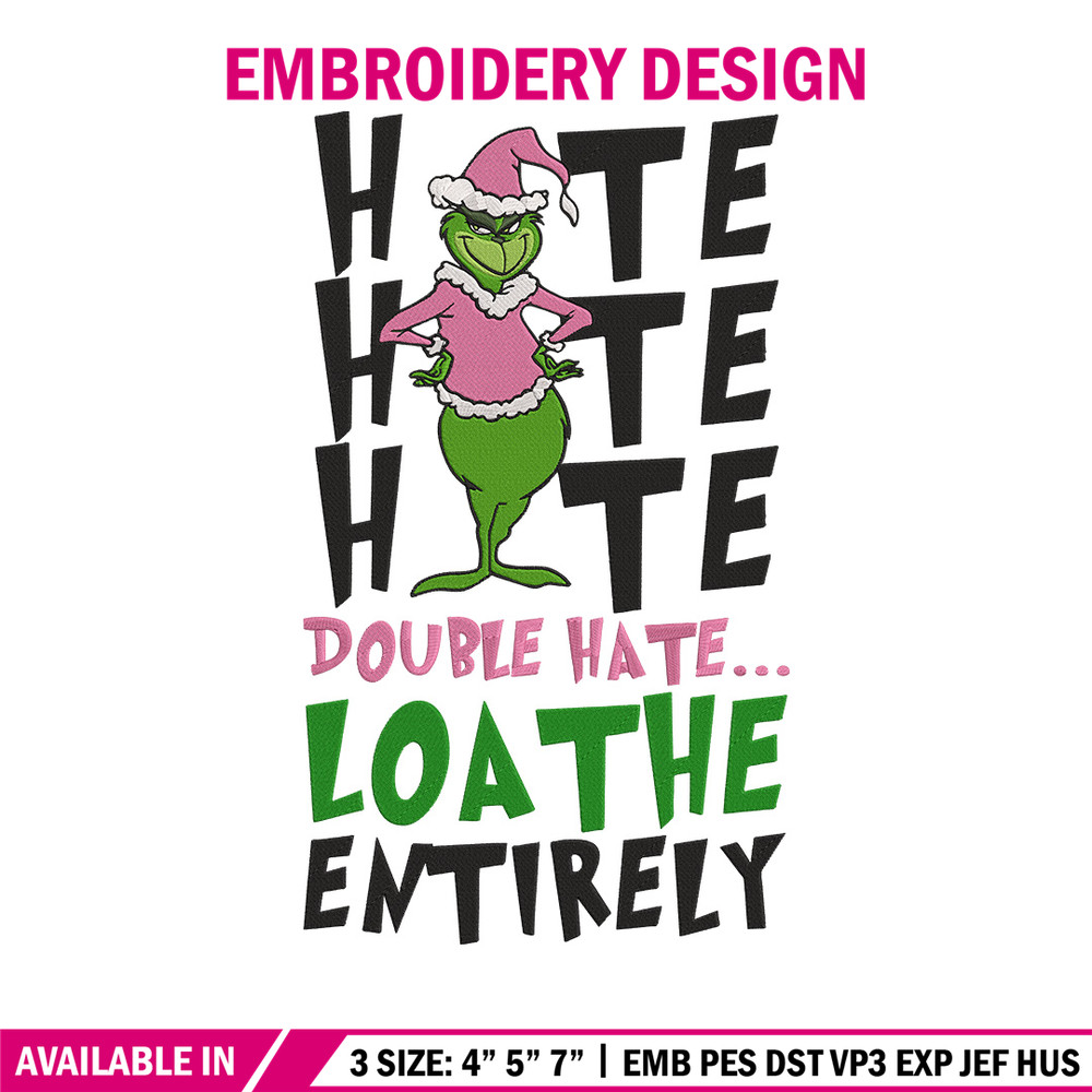 Grinchmas Embroidery Design, Grinch Embroidery, Embroidery File, Chrismas Embroidery, Anime shirt,Digital download..jpg