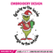 Grinchy Embroidery Design, Grinch Embroidery, Embroidery File, Chrismas Embroidery, Anime shirt, Digital download..jpg