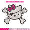 Hello kitty logo Embroidery Design, Hello kitty Embroidery, Embroidery File, Anime Embroidery, Digital download..jpg