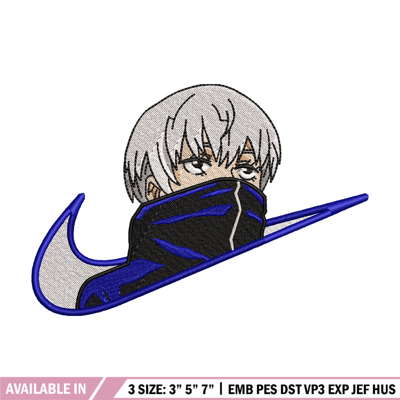 Inumaki Nike embroidery design, Jujutsu Kaisen embroidery, Nike design, anime design, anime shirt, Digital download.jpg