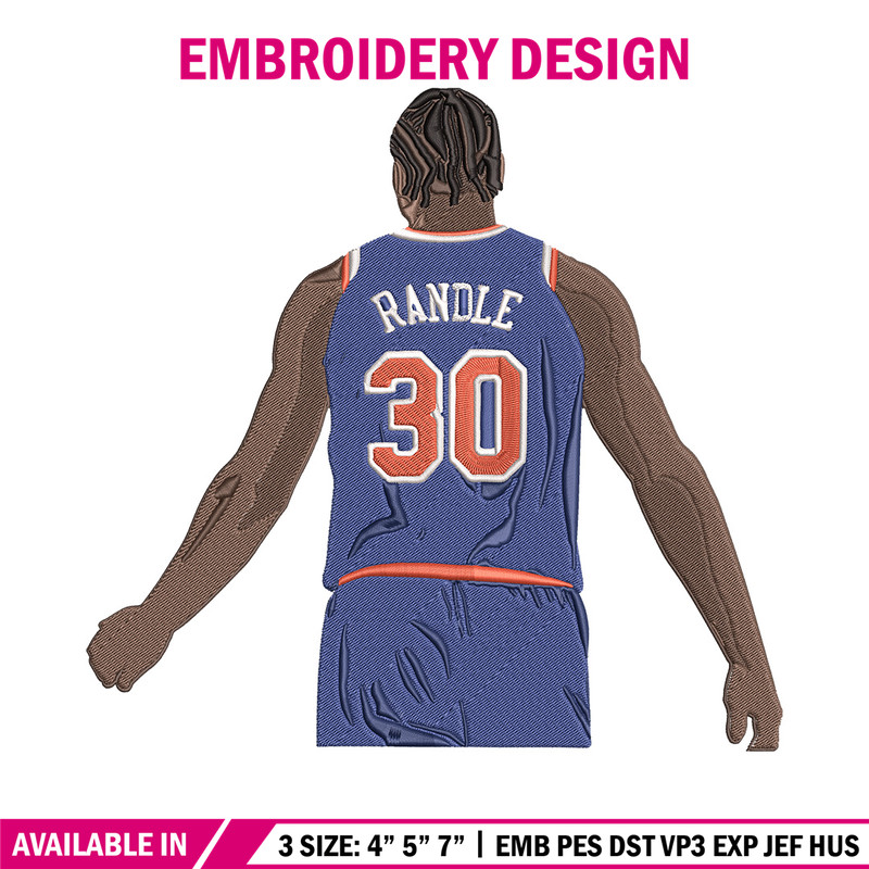 Julius Randle embroidery design, NBA embroidery,Sport embroidery, Logo sport embroidery,Embroidery design..jpg