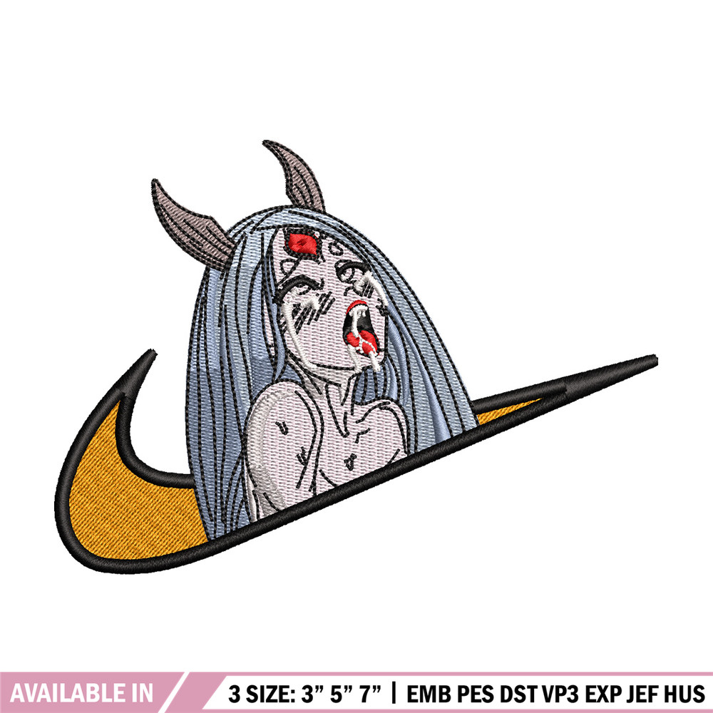 Kaguya agehao nike embroidery design, Naruto embroidery,Nike design, Embroidery shirt, Embroidery file, Digital download.jpg