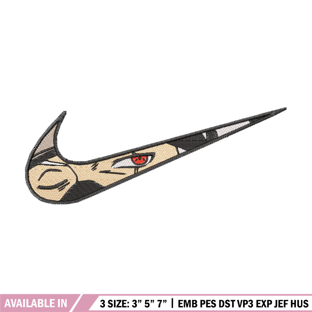 Kakashi Hatake eyes Nike embroidery design, Naruto embroidery, nike design, anime design, anime shirt, Digital download.jpg