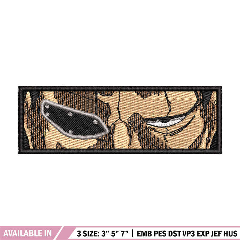 Kenpachi eyes embroidery design, Bleach embroidery, Anime design, Embroidery shirt, Embroidery file, Digital download.jpg