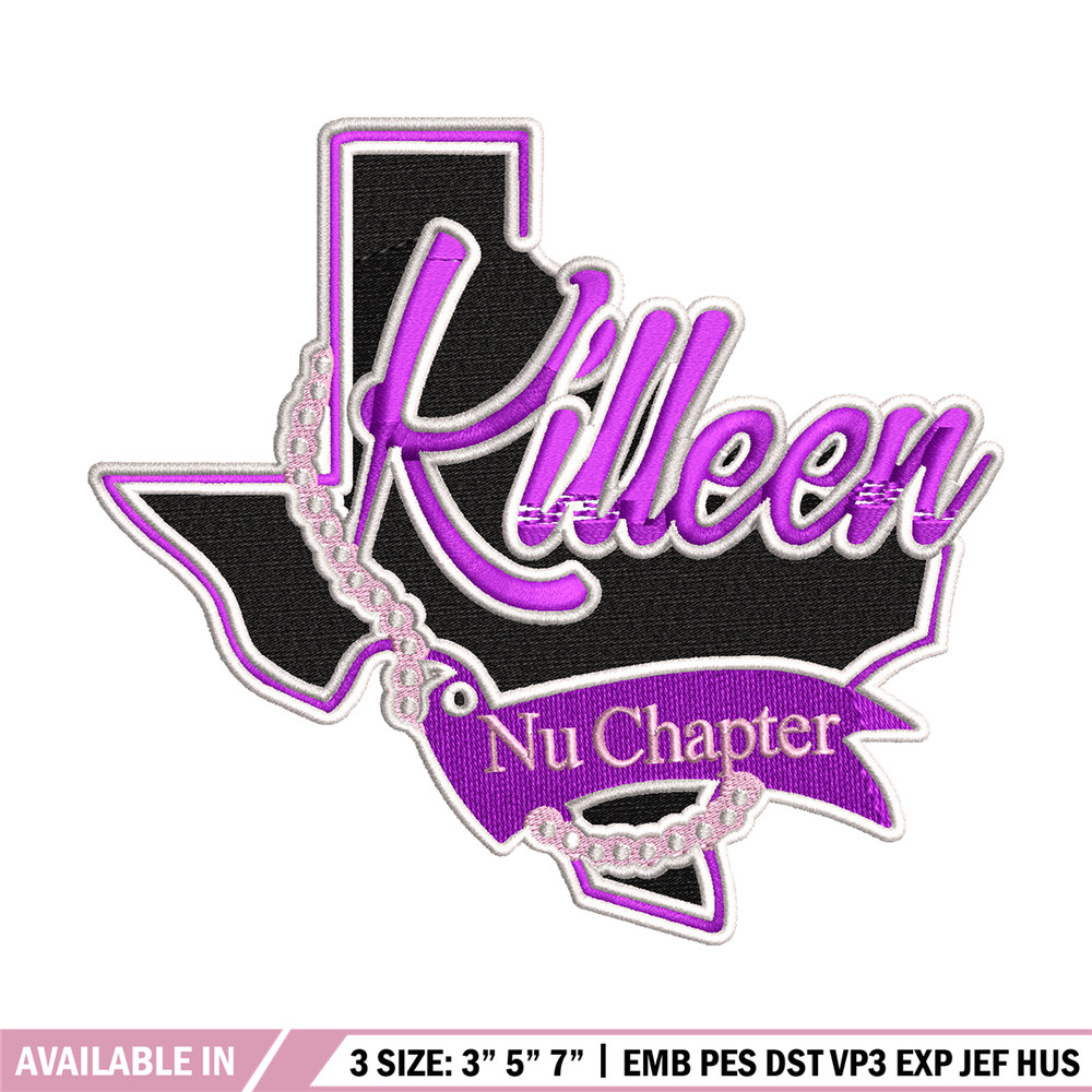 Killen nu chapter logo embroidery design, logo embroidery, logo design, logo shirt, Embroidery file, Instant download.jpg