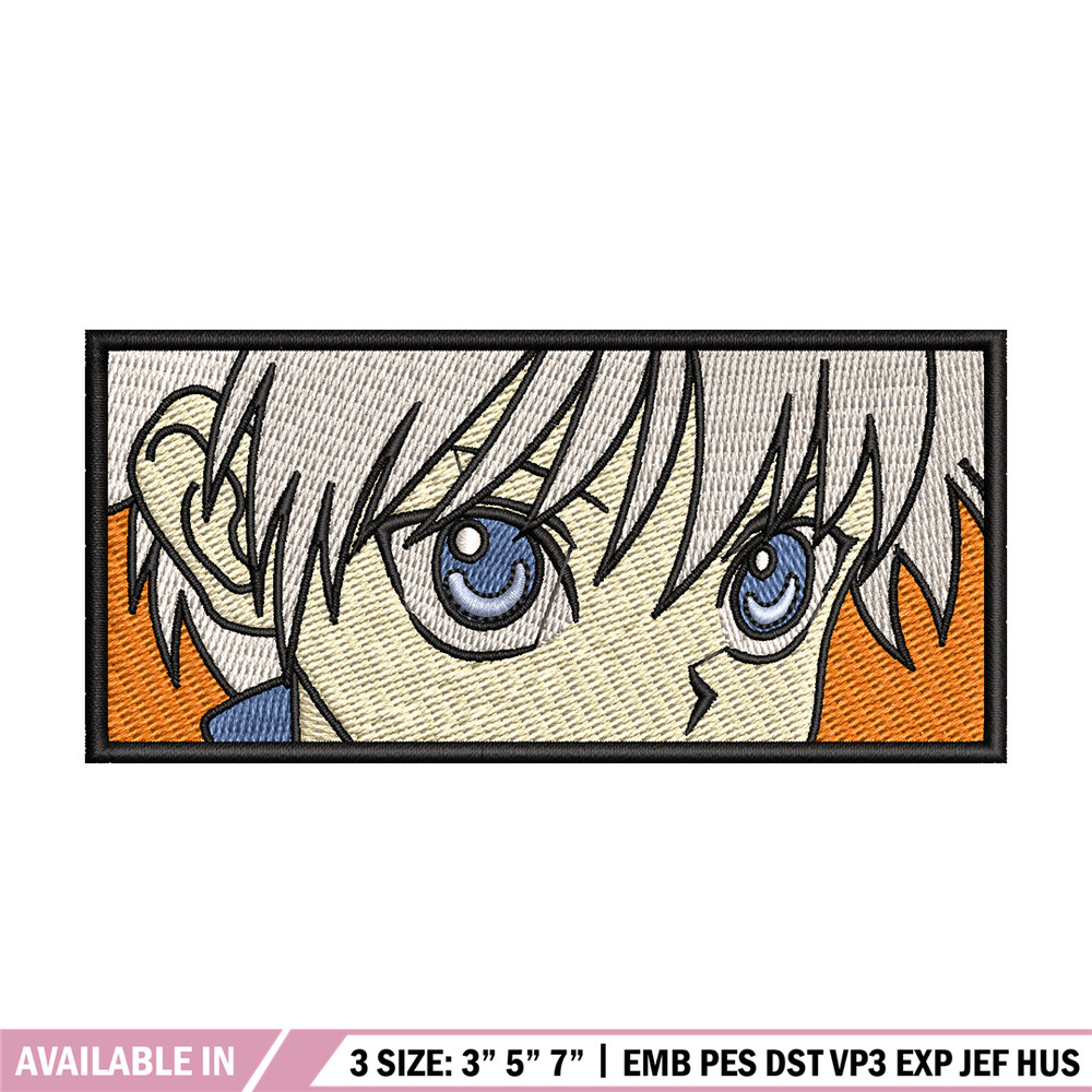 Killua eyes embroidery design, Hxh embroidery, Anime design, Embroidery shirt, Embroidery file, Digital download.jpg