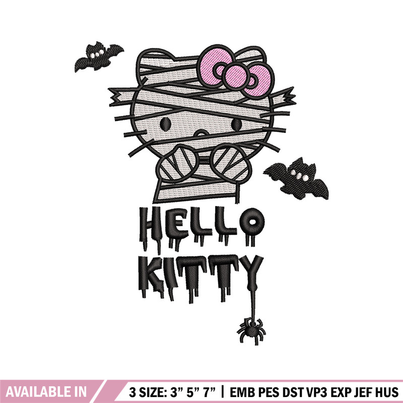 Ktitty halloween embroidery design, Halloween embroidery, Embroidery file,Embroidery shirt, Emb design, Digital download.jpg