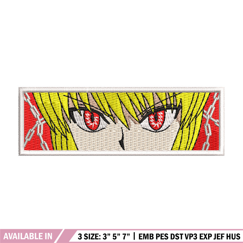 Kurapika embroidery design, Hxh embroidery, Anime design, Embroidery shirt, Embroidery file, Digital download.jpg