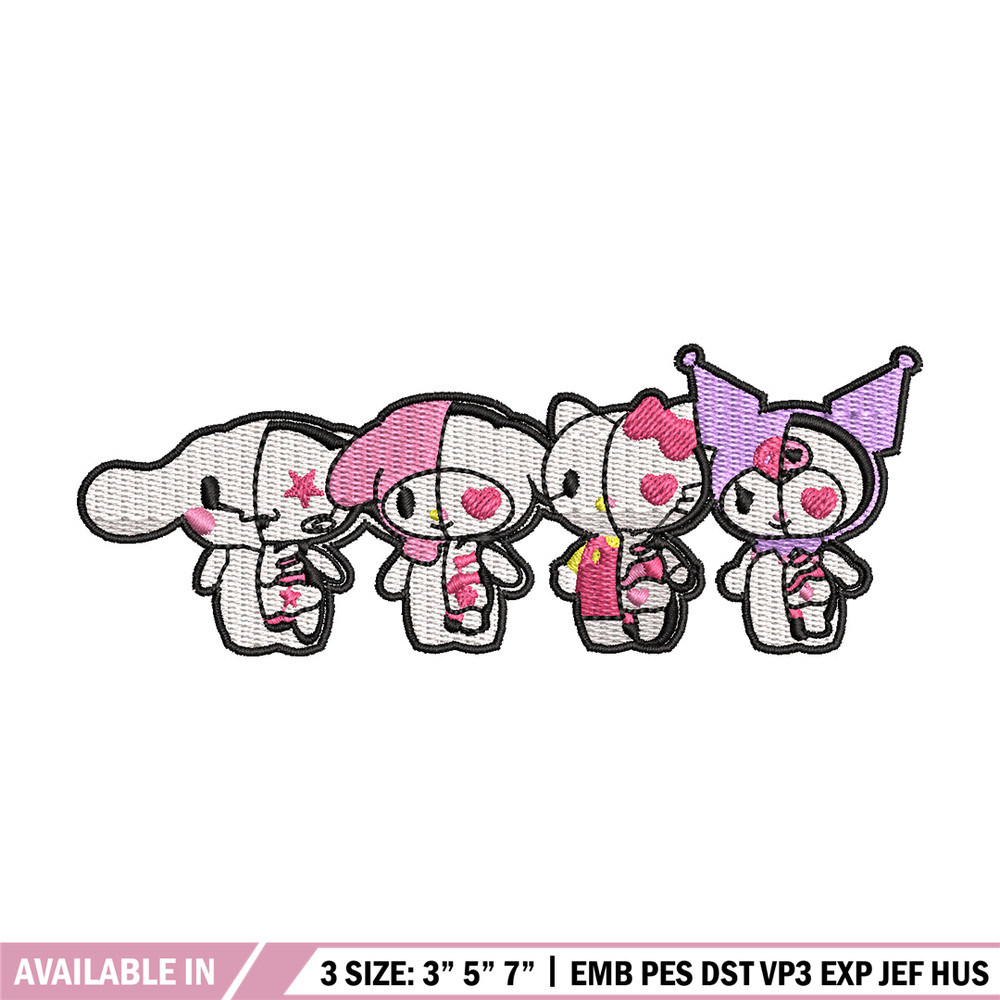 Kuromi chibi cute embroidery design, Kuromi embroidery, Anime design, Embroidery shirt,Embroidery file,Digital download.jpg