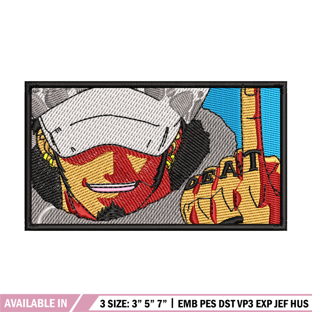 Law box embroidery design, One piece embroidery, Anime design, Embroidery shirt, Embroidery file, Digital download.jpg