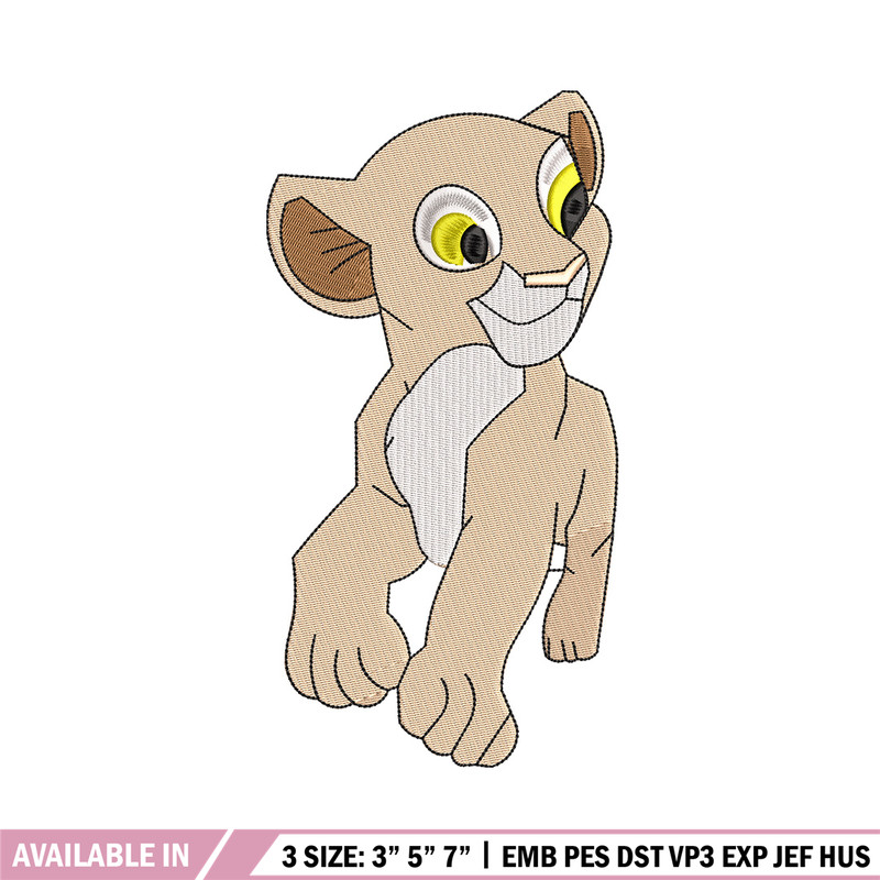 Lion cartoon embroidery design, Lion king embroidery, Emb design, Embroidery shirt, Embroidery file, Digital download.jpg