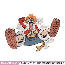 luffy g5 laugh embroidery design, one piece embroidery,anime design, embroidery shirt