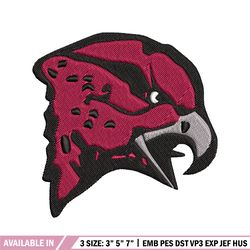 maryland eastern shore hawks embroidery design, logo embroidery, logo sport, sport embroidery, ncaa embroidery
