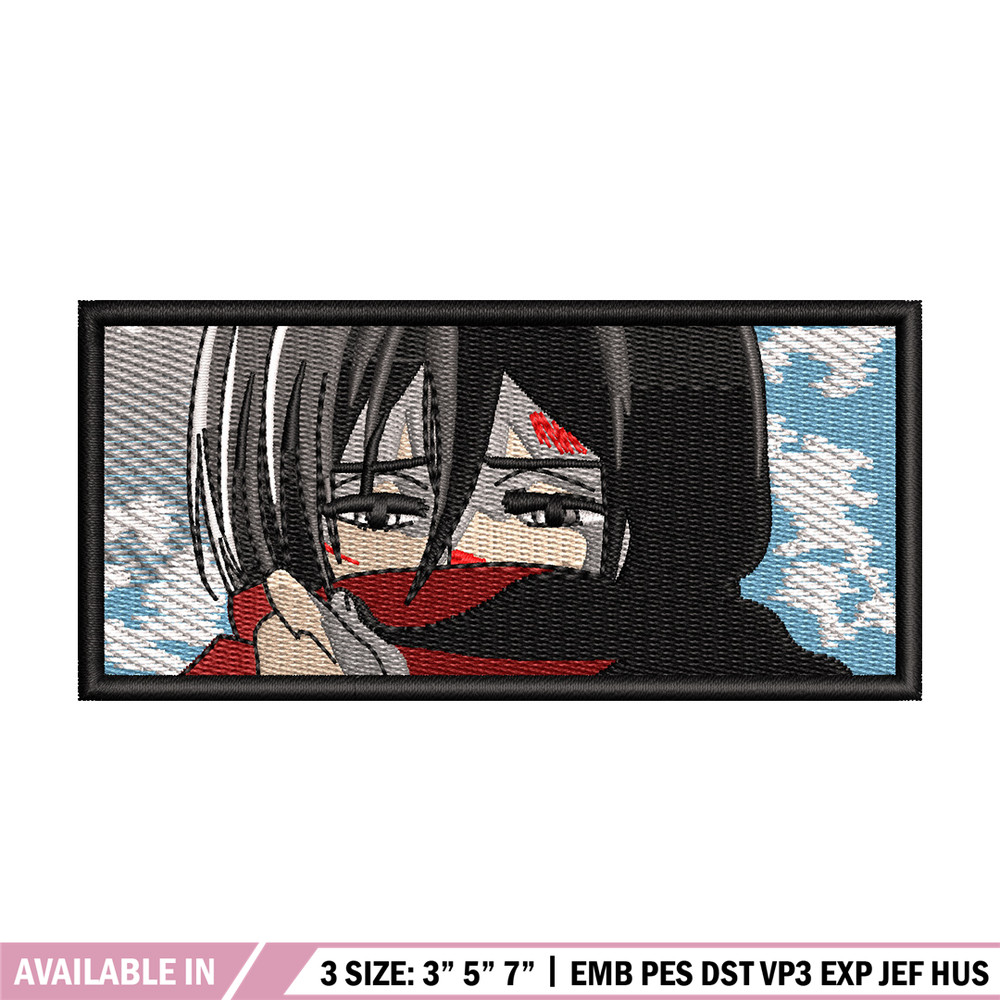 Mikasa eyes embroidery design, Aot embroidery, Anime design, Embroidery shirt, Embroidery file, Digital download.jpg