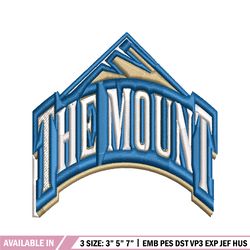 mount st mary's university embroidery, mount st mary's university embroidery, sport embroidery, ncaa embroidery