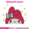 My Melody Peek Embroidery Design, Hello kitty Embroidery, Embroidery File, Anime Embroidery,Anime shirt,Digital download.jpg