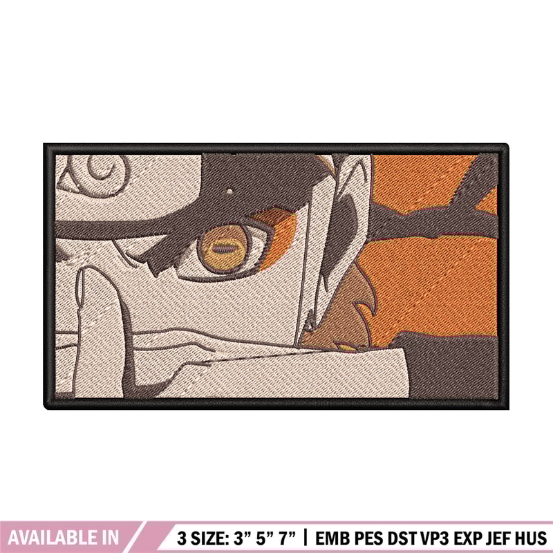 Naruto eyes embroidery design, Naruto embroidery, logo design, anime design, anime shirt, Digital download.jpg