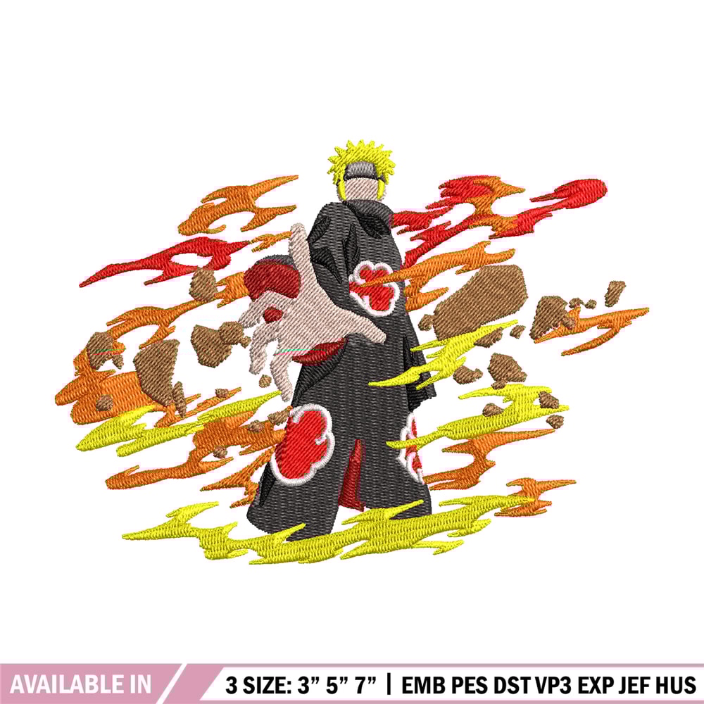 Naruto fire embroidery design, Naruto embroidery, embroidery file, anime design, anime shirt, Digital download.jpg