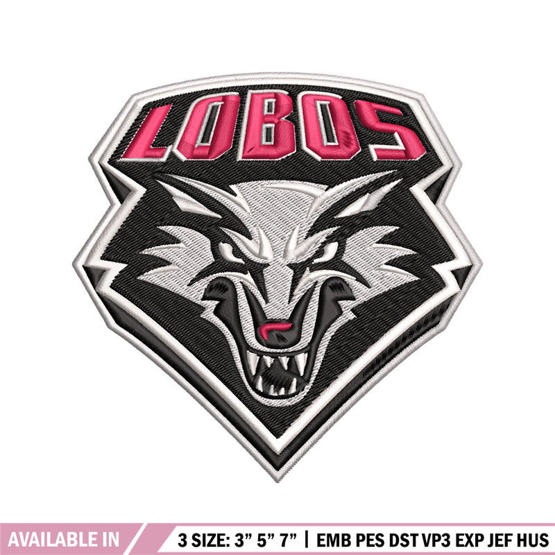 New Mexico Lobos embroidery, New Mexico Lobos embroidery, embroidery file, Sport embroidery, NCAA embroidery..jpg