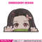 Nezuko chibi Embroidery Design, Demon slayer Embroidery, Embroidery File, Anime Embroidery, Digital download.jpg
