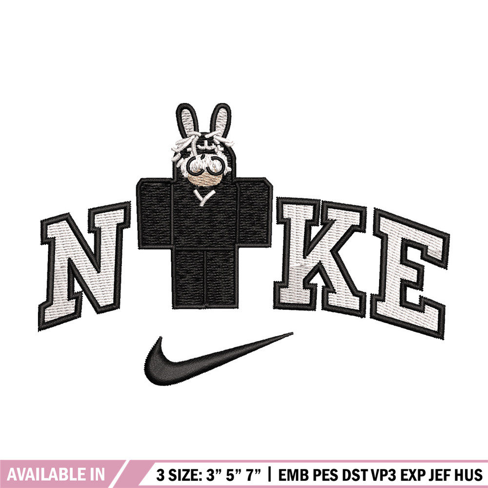Nike bunny lego embroidery design, Bunny embroidery, Nike design, Embroidery shirt, Embroidery file, Digital download.jpg