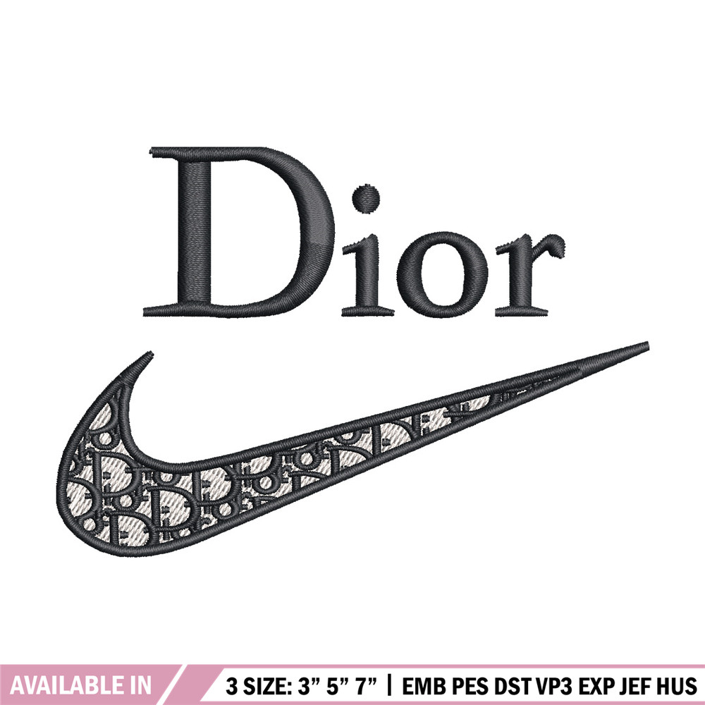 Nike dior embroidery design, Dior embroidery, Emb design, Embroidery shirt, Embroidery file, Digital download.jpg