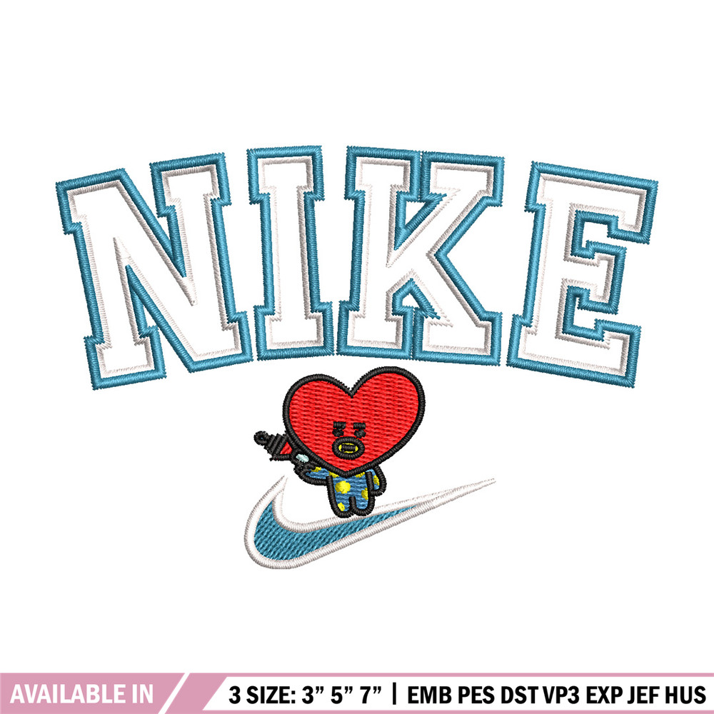 Nike red heart embroidery design, Nike embroidery, Nike design, Embroidery shirt, Embroidery file, Digital download.jpg